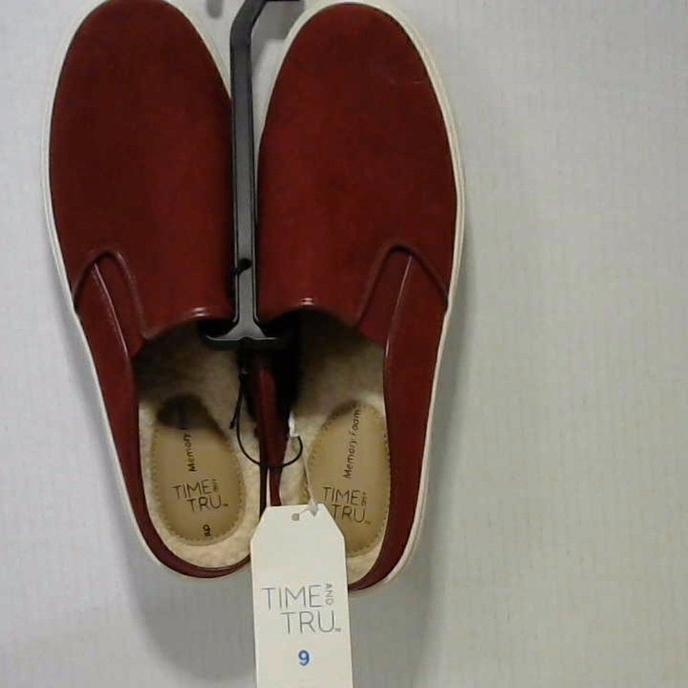 Time & Tru Red Slipon  Shoe